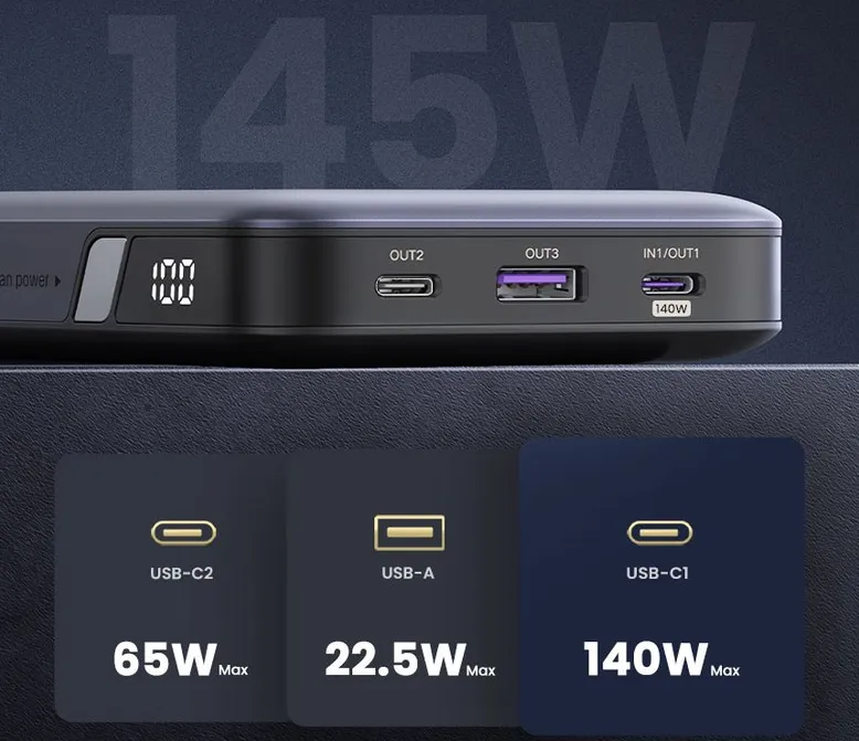 유그린 25000mAh 145W 보조배터리 PD PPS.png