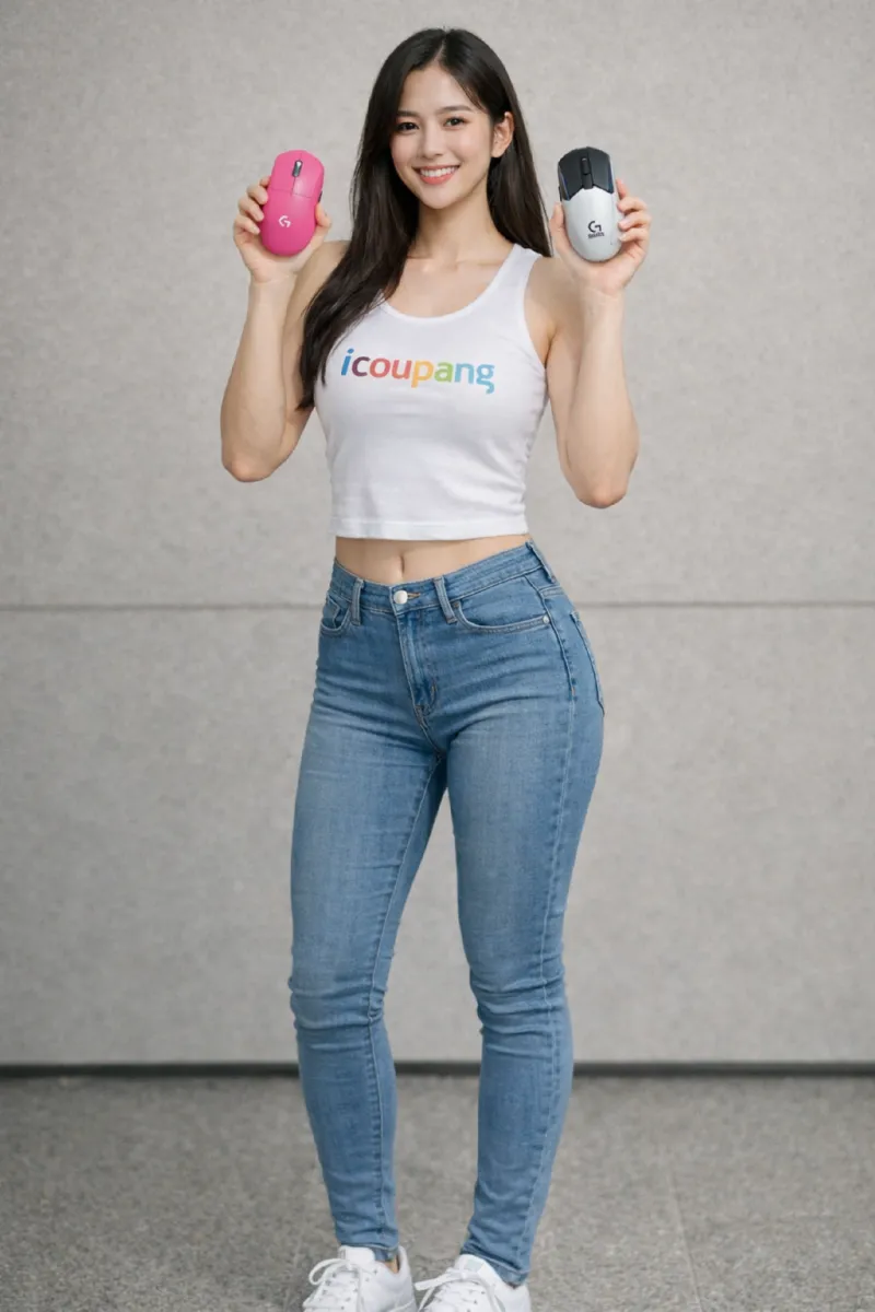 woman showcasing Logitech gaming mouse1.png